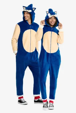 DAMES OppoSuits Karakter Onesies|Effen Gekleurde Onesies|Sonic the Hedgehog™