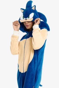 DAMES OppoSuits Karakter Onesies|Effen Gekleurde Onesies|Sonic the Hedgehog™