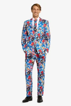 Heren OppoSuits Halloweenpakken|Vrijgezellenfeest Pakken|Sonic the Hedgehog™