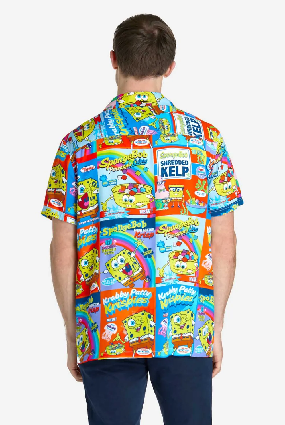 Heren OppoSuits Zomer Overhemden|Hawaii Shirts|SpongeBob™ Breakfast