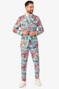 Heren OppoSuits Halloweenpakken|Trouwpakken|SpongeBob™ Frenzy