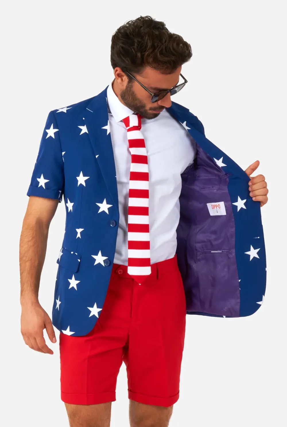 Heren OppoSuits Zomer Pakken|Zomer Pakken|Stars and Stripes