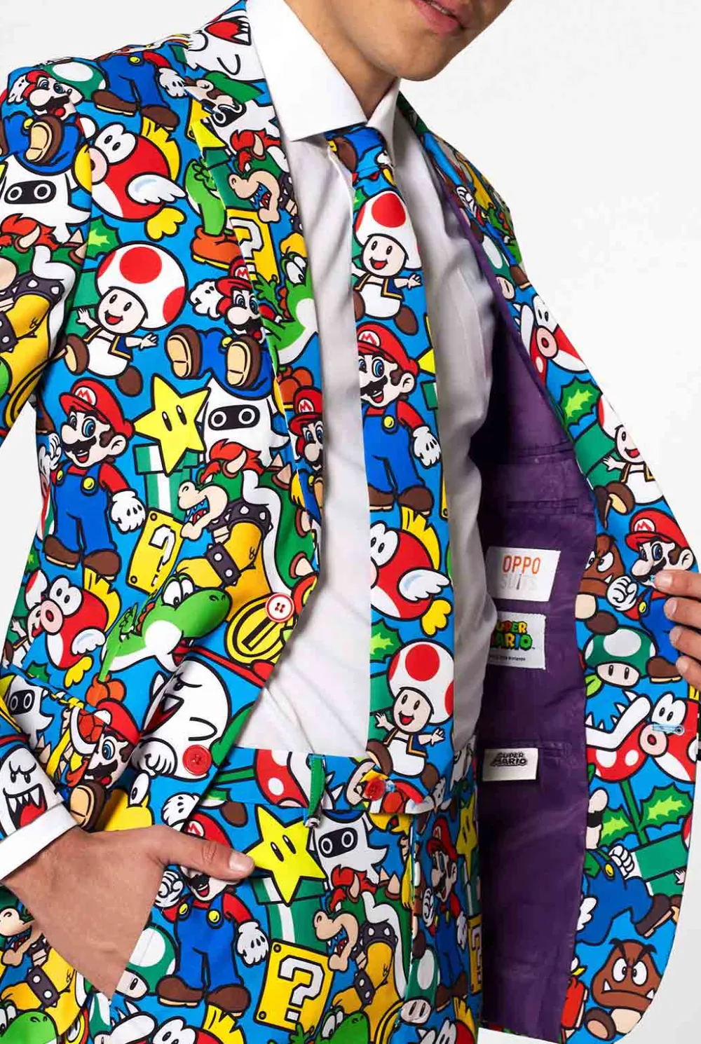 Heren OppoSuits Halloweenpakken|Vrijgezellenfeest Pakken|Super Mario™