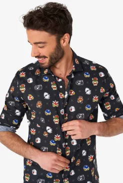 Heren OppoSuits Halloween Overhemden|Casual Overhemden|Super Mario™ Bad Guys