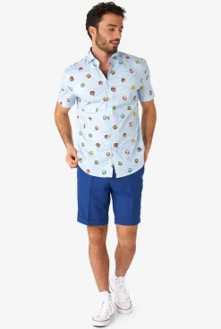 Heren OppoSuits Halloween Overhemden|Zomer Overhemden|Super Mario™ Icons