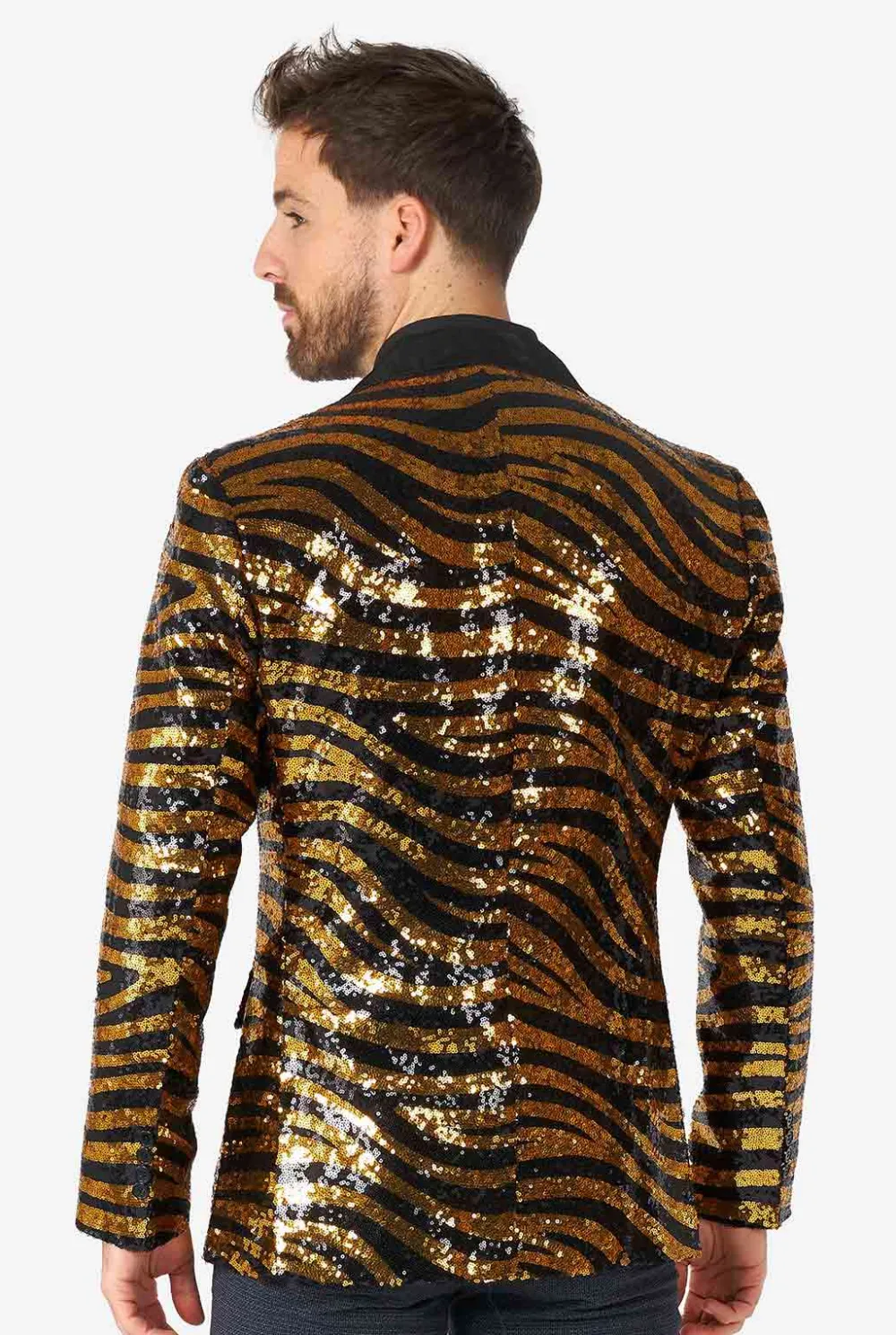 Heren OppoSuits Pailletten Blazers|Tiger Royale