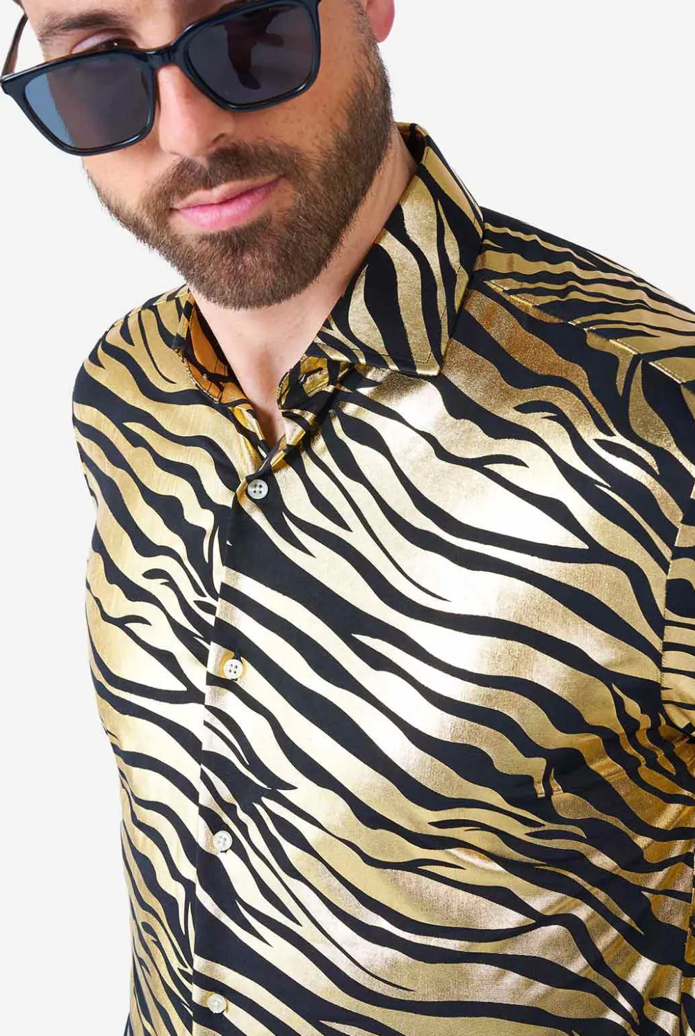 Heren OppoSuits Halloween Overhemden|Casual Overhemden|Tiger Shiner