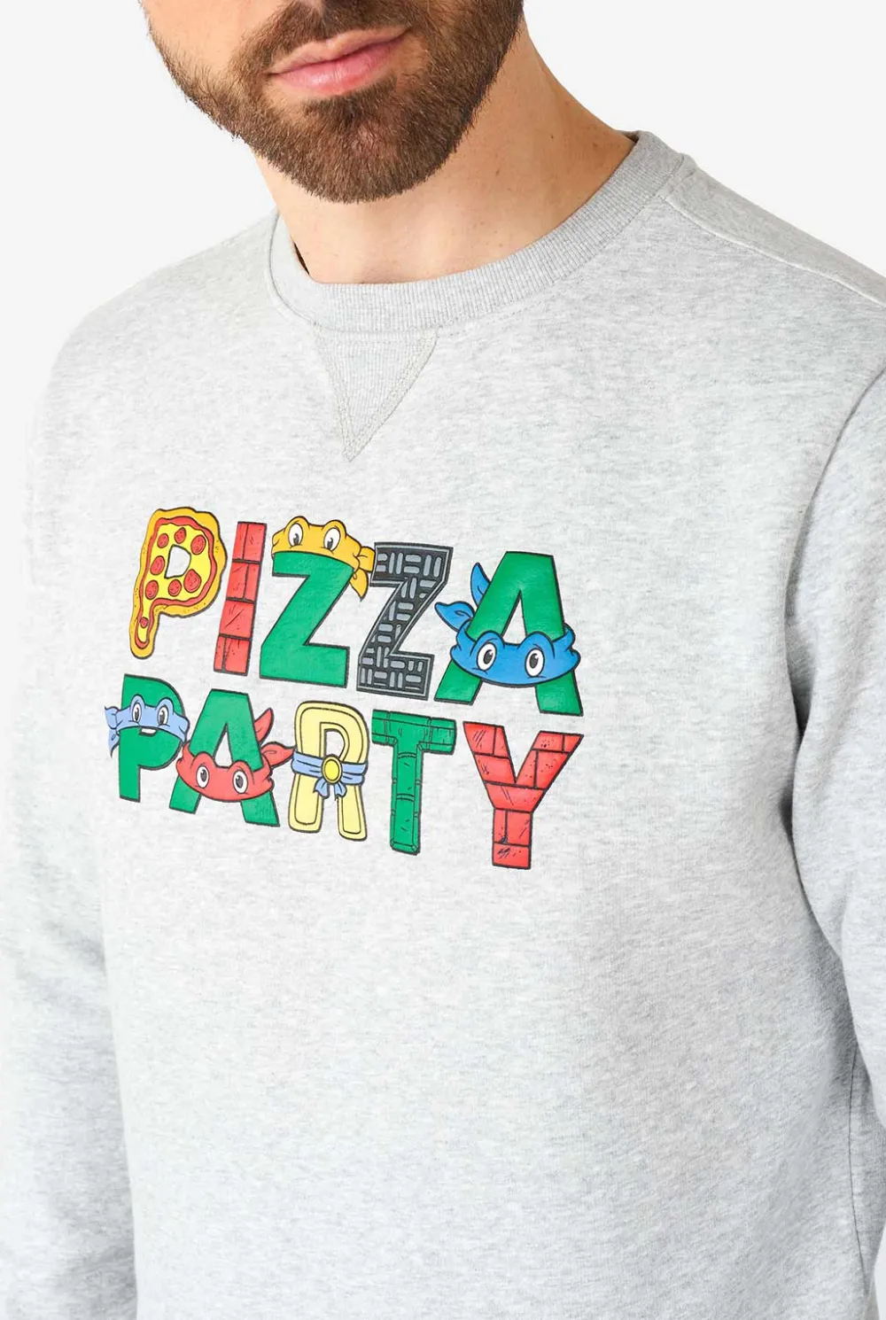 Heren OppoSuits Carnavals Sweaters|TMNT™ Pizza Party
