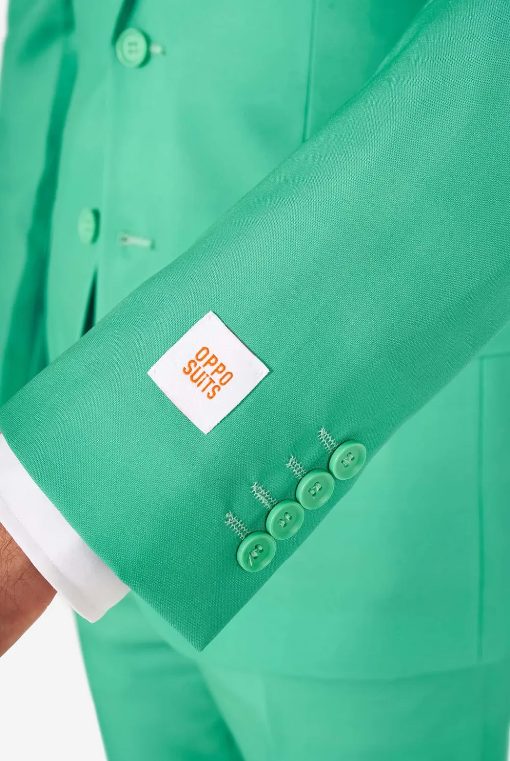 Heren OppoSuits Vrijgezellenfeest Pakken|Trouwpakken|Trendy Turquoise