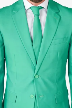 Heren OppoSuits Vrijgezellenfeest Pakken|Trouwpakken|Trendy Turquoise