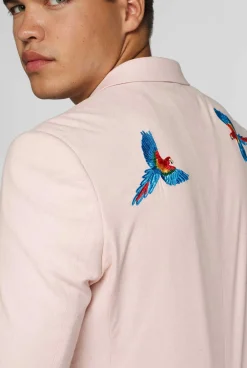 Heren OppoSuits Deluxe Blazers|Zomer Blazers|Tropical - Birdie - Soft Pink