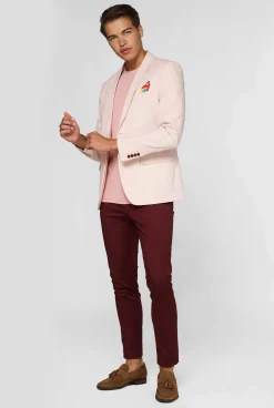 Heren OppoSuits Deluxe Blazers|Zomer Blazers|Tropical - Birdie - Soft Pink