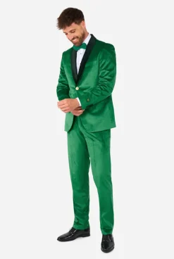 Heren OppoSuits Examen Smokings|Kerst Smokings|Velvet Verdant