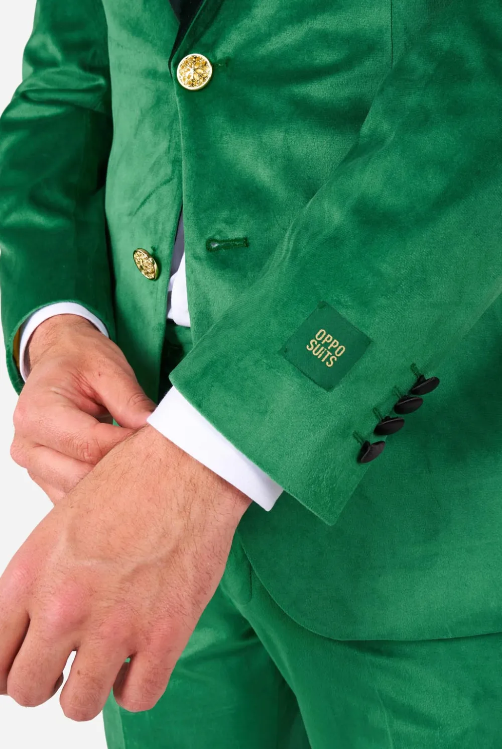 Heren OppoSuits Examen Smokings|Kerst Smokings|Velvet Verdant