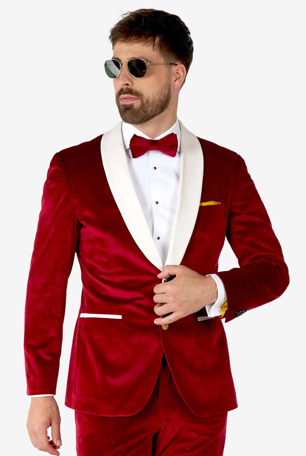 Heren OppoSuits Kerst Smokings|Velvet Vibes
