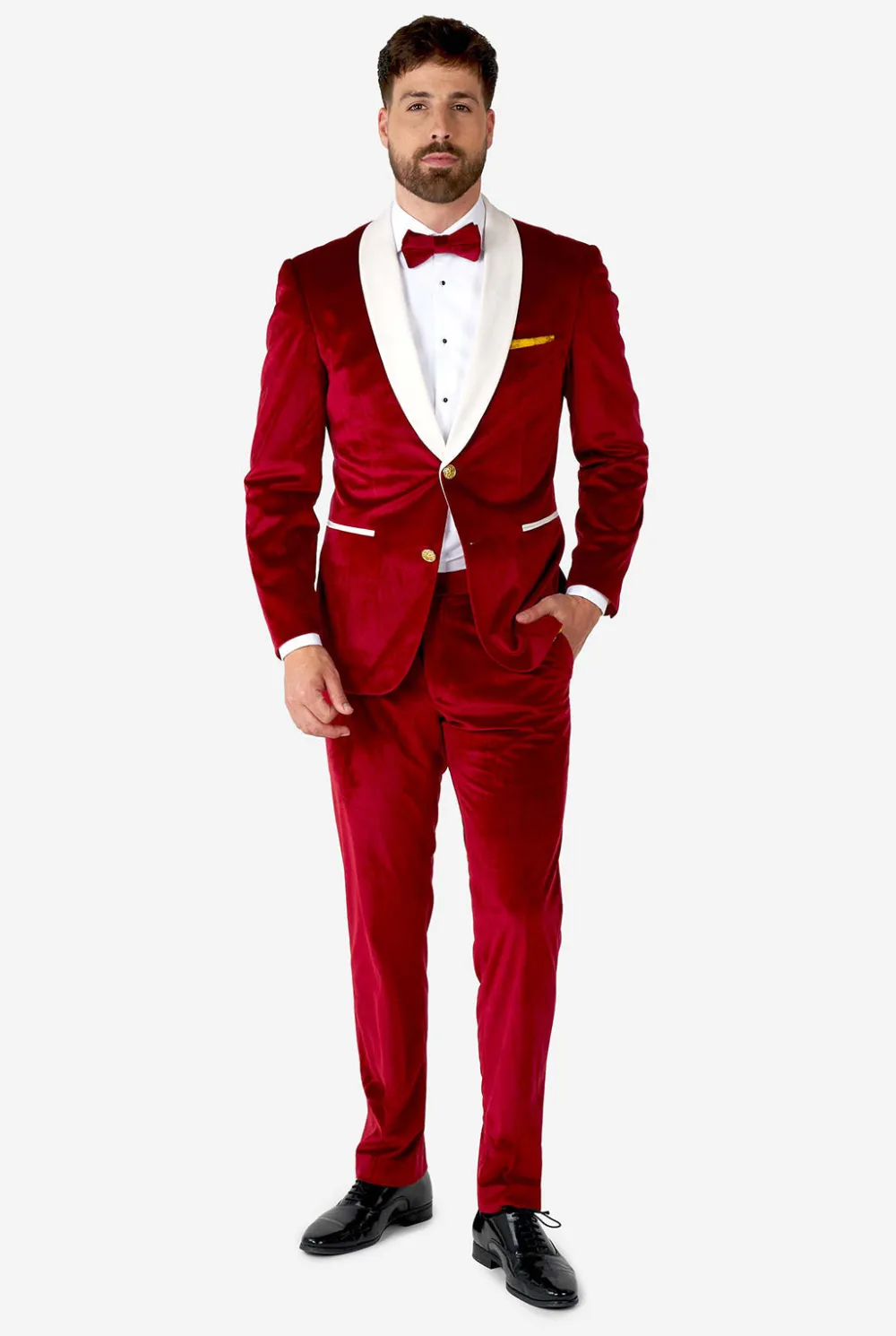 Heren OppoSuits Kerst Smokings|Velvet Vibes