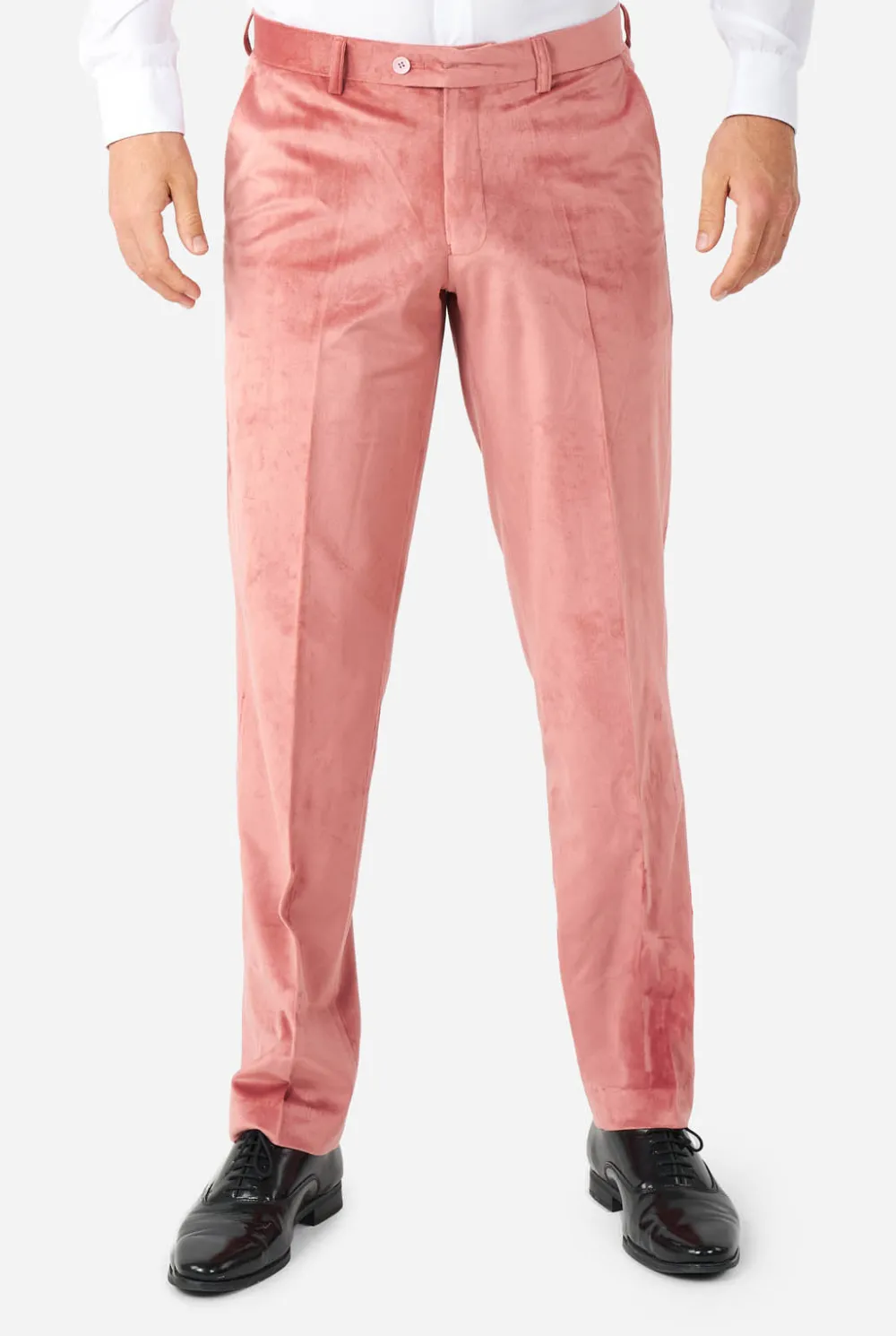 Heren OppoSuits Kerst Smokings|Vintage Pink Velvet