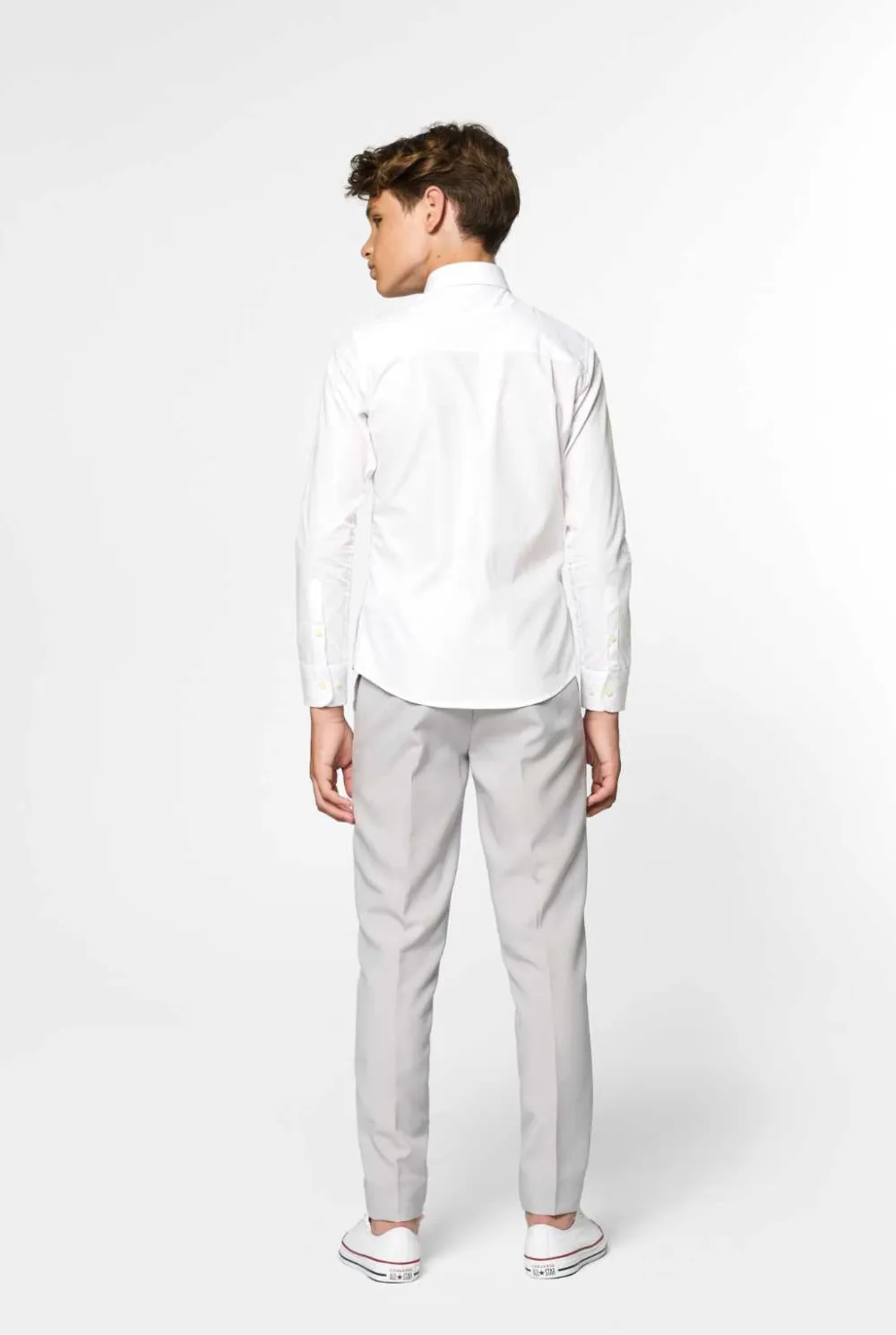 OppoSuits Effen Gekleurde Overhemden|White Knight