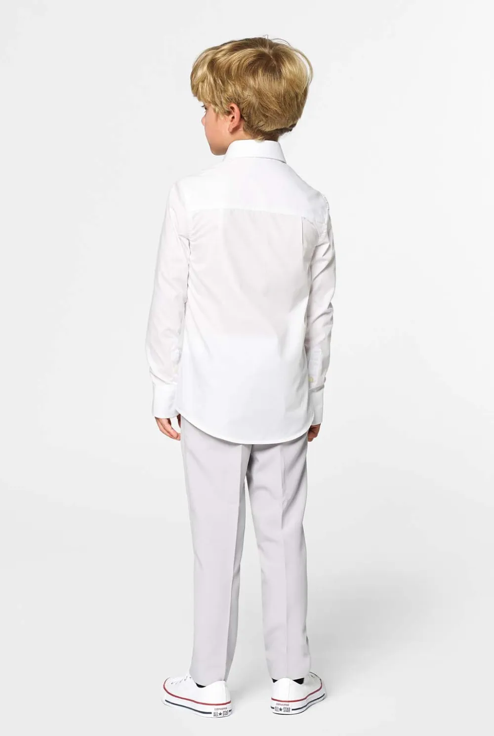 OppoSuits Effen Gekleurde Overhemden|White Knight