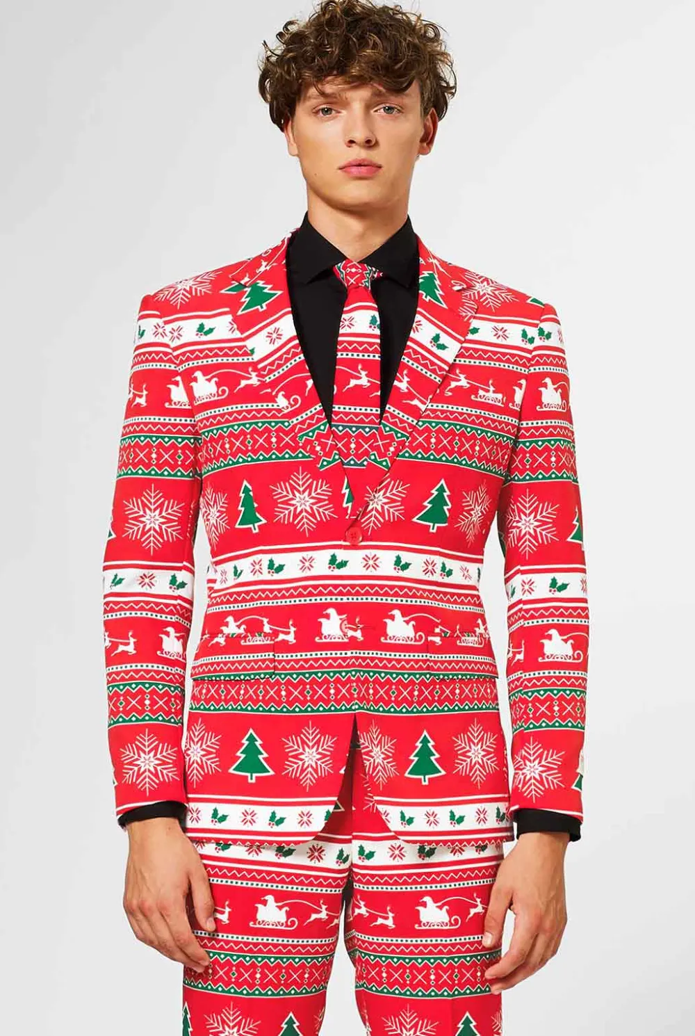 Heren OppoSuits Kerstpakken|Winter Wonderland