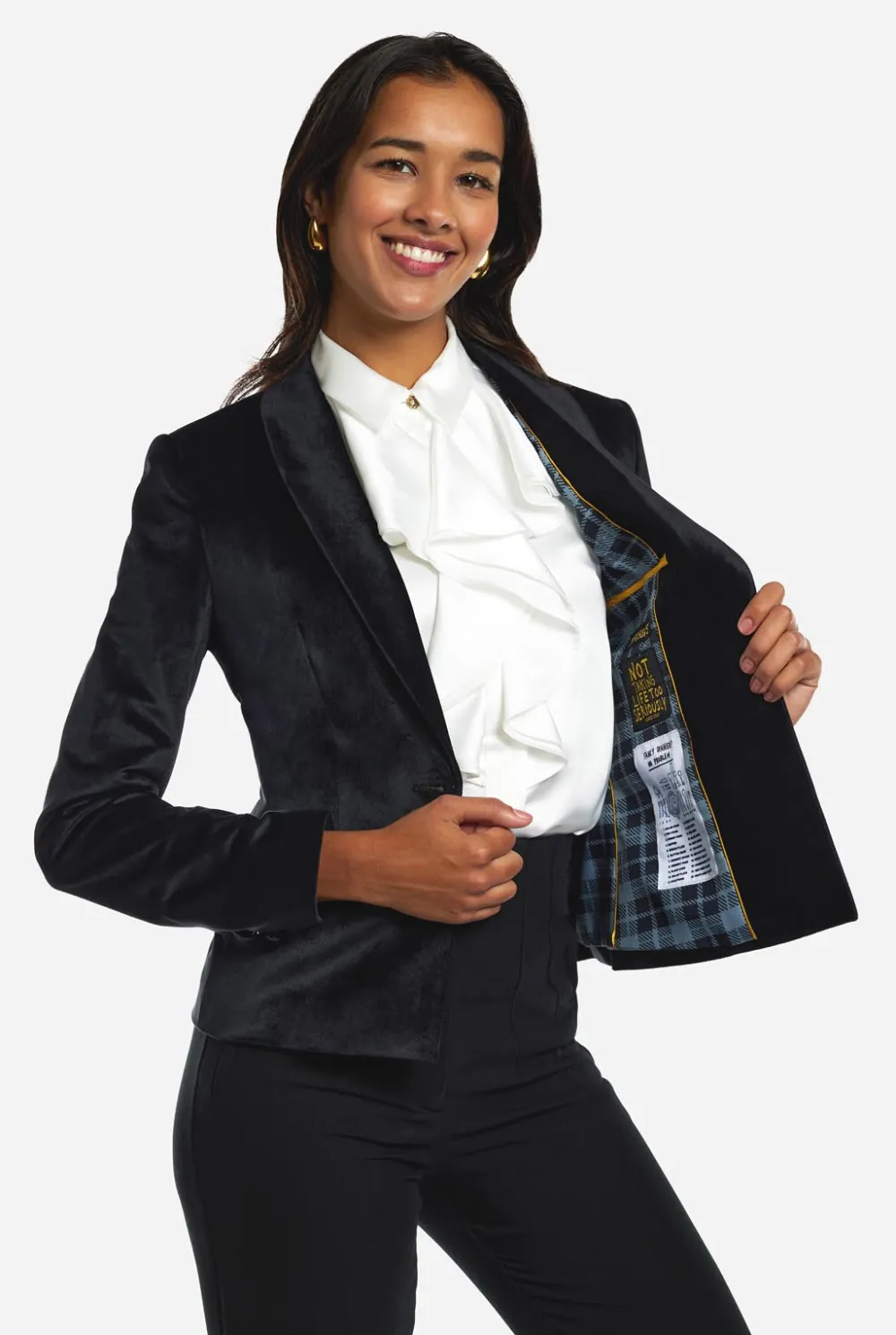 DAMES OppoSuits Dinner Jackets|Kerstblazers|Womens Dinner Jacket - Black