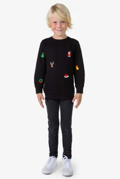 OppoSuits Sweaters|X-Mas Icons - Black
