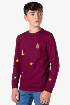 OppoSuits Sweaters|X-Mas Icons - Burgundy