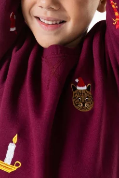 OppoSuits Sweaters|X-Mas Icons - Burgundy